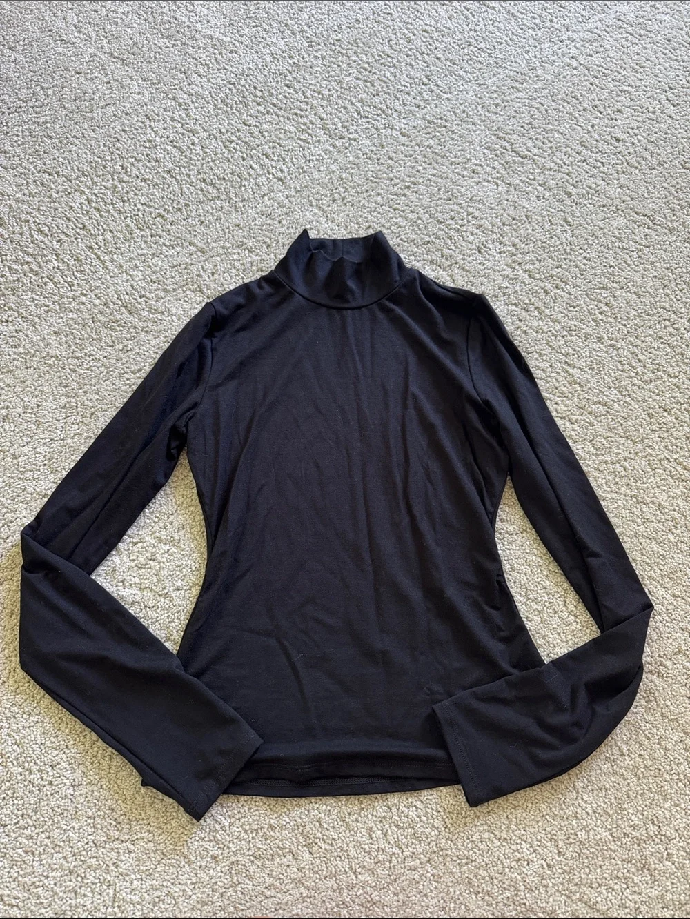 REFORMATION Black Turtleneck Long Sleeve Top XS